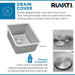 Ruvati 15" Undermount Bar Prep 16 Gauge Stainless Steel Kitchen Sink