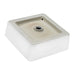 Ruvati 15" x 15" Square Bathroom Vessel Sink in White