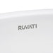 Ruvati 15" x 15" Square Bathroom Vessel Sink in White