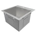 Ruvati 15 x 15" Topmount 16 Gauge Stainless Steel Single Bowl Bar Prep Sink