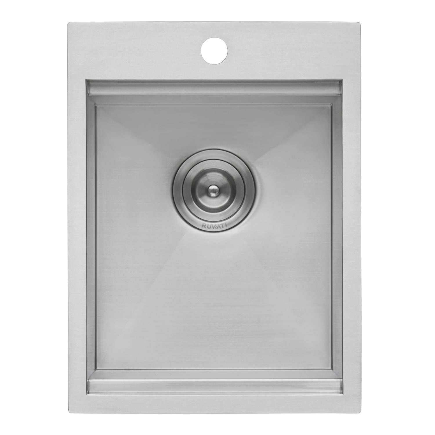 Ruvati 15" x 20" Topmount Marine Grade T-316 Stainless Workstation Outdoor Sink- RVQ5210