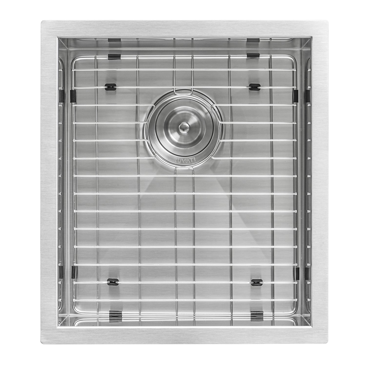 Ruvati 16" Undermount 16 Gauge Zero Radius Stainless Steel Single Bowl Bar Prep Sink