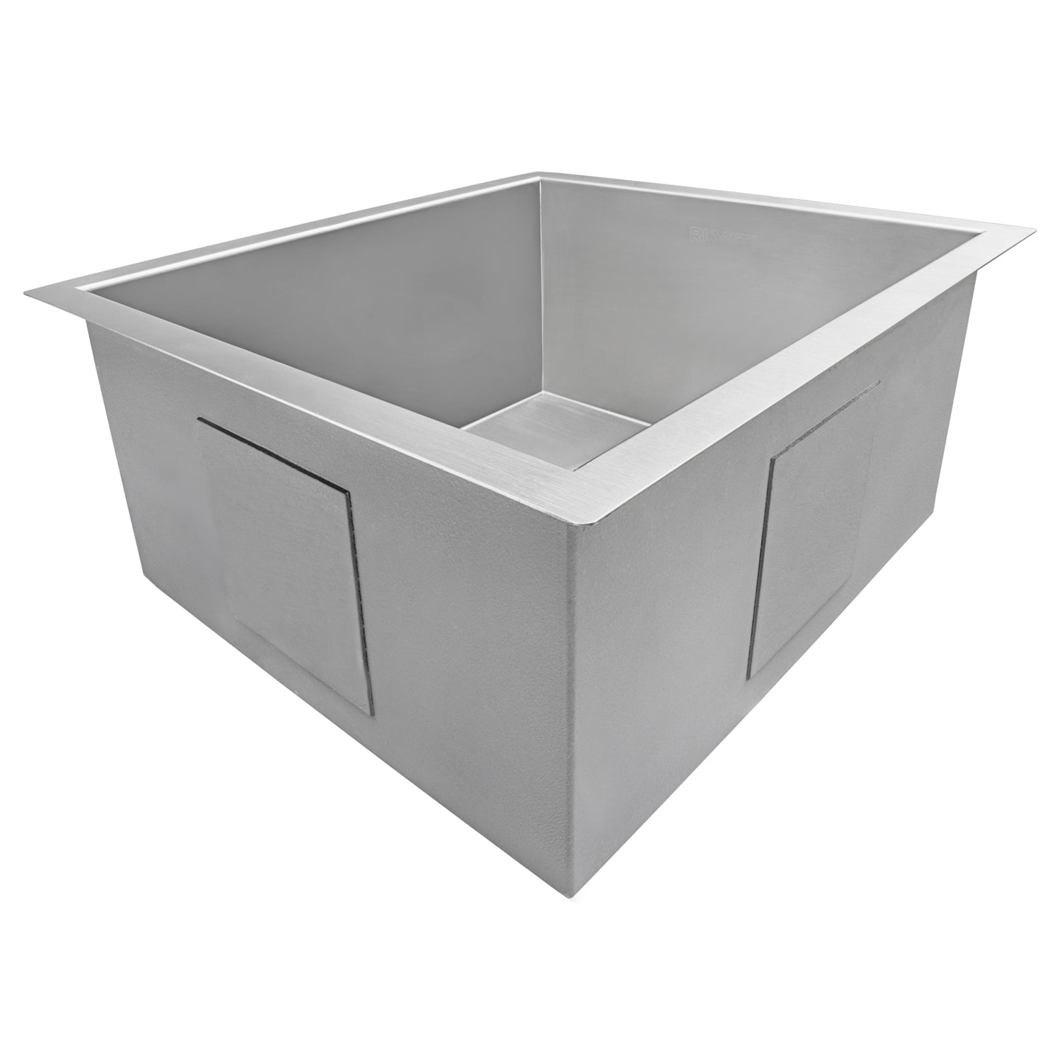 Ruvati 16" Undermount 16 Gauge Zero Radius Stainless Steel Single Bowl Bar Prep Sink