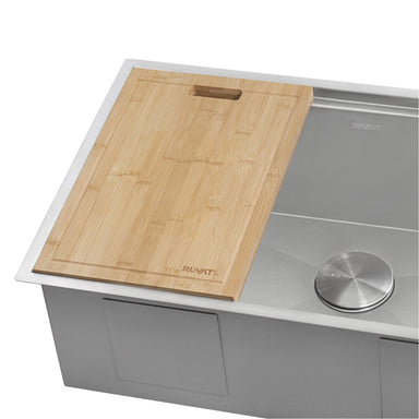 Ruvati 17" x 11" Bamboo Cutting Board for Ruvati Workstation Sinks