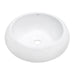 Ruvati 18" Round Bathroom Vessel Sink in White