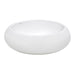Ruvati 18" Round Bathroom Vessel Sink in White