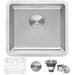 Ruvati 18" Undermount Bar Prep 16 Gauge Stainless Steel Kitchen Sink