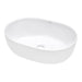 Ruvati 19" x 14" Oval Bathroom Vessel Sink in White