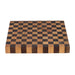 Ruvati 2" Thick End-Grain American Walnut and Maple Checkered Butcher Block 17" x 16" Cutting Board RVA2445CHK