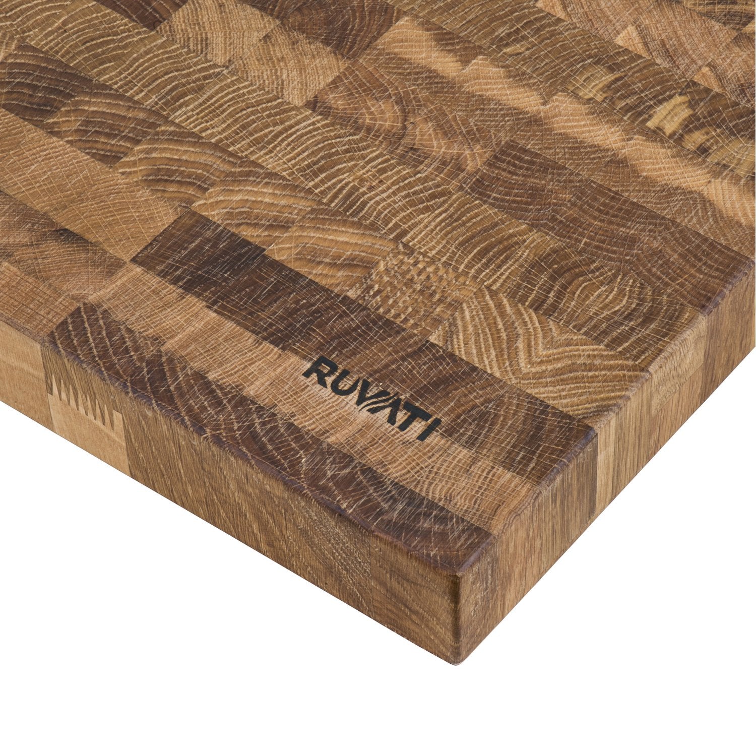 17 x 16 x 2 inch thick End Grain French Oak Butcher Block Solid Wood Large  Cutting Board