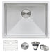 Ruvati 23" Undermount 16 Gauge Single Bowl Kitchen Sink