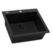 Ruvati 23 x 20" epiGranite Dual-Mount Granite Composite Single Bowl Kitchen Sink
