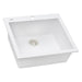 Ruvati 23 x 20" epiGranite Dual-Mount Granite Composite Single Bowl Kitchen Sink