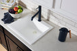 Ruvati 23 x 20" epiGranite Dual-Mount Granite Composite Single Bowl Kitchen Sink