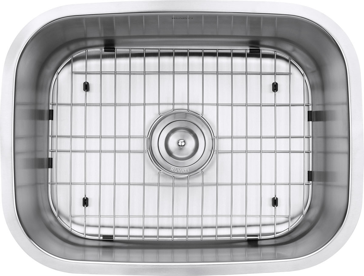 Ruvati 24" Undermount 16 Gauge Stainless Steel Single Bowl Kitchen Sink