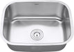 Ruvati 24" Undermount 16 Gauge Stainless Steel Single Bowl Kitchen Sink