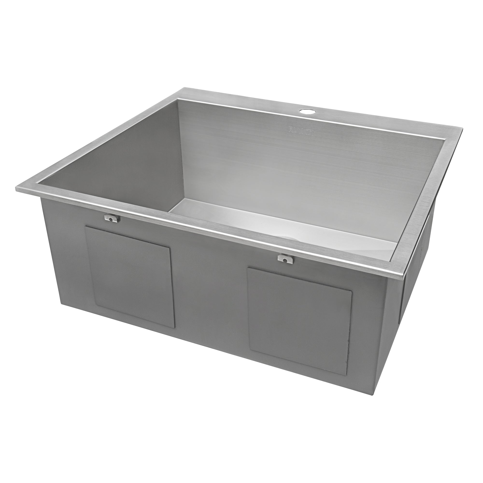 Ruvati 25" Drop-in Topmount 16 Gauge Stainless Steel Single Bowl Kitchen Sink