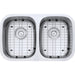 Ruvati 29" Undermount 50/50 Double Bowl 16 Gauge Stainless Steel Kitchen Sink