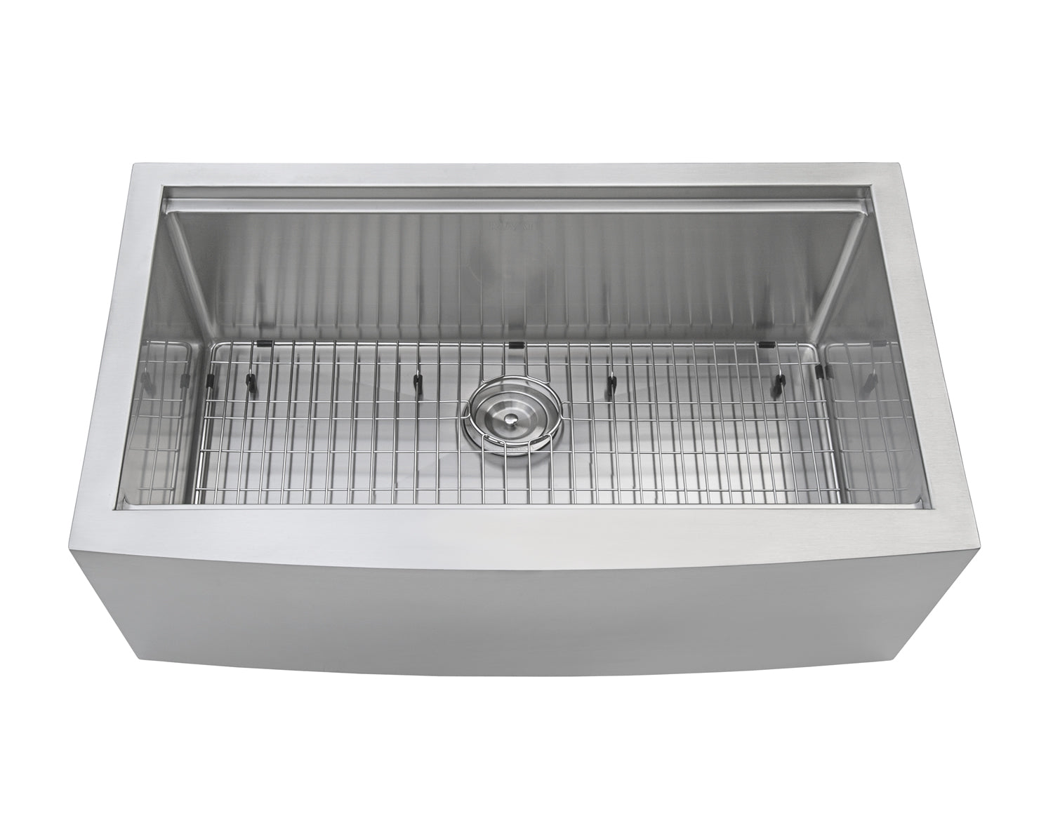 Ruvati 30" Farmhouse Single Bowl Stainless Workstation Kitchen Sink