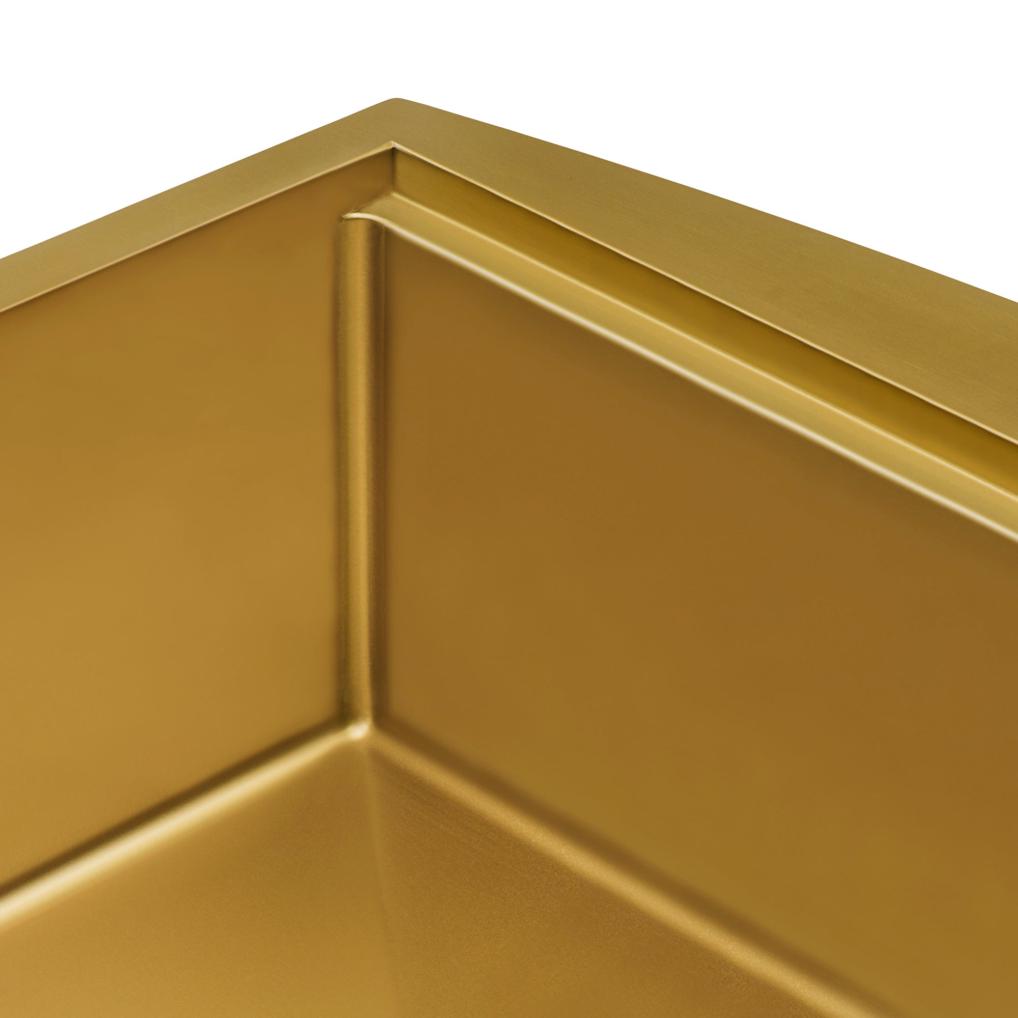 Ruvati 30" Matte Gold Workstation Apron Front Stainless Steel Kitchen Sink