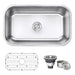 Ruvati 30" Undermount 16 Gauge Stainless Steel Single Bowl Kitchen Sink