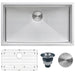 Ruvati 30" Undermount 16 Gauge Small Radius Kitchen Sink Stainless Steel Single Bowl  RVH7300