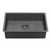 Ruvati 30" Undermount Gunmetal 16 Gauge Stainless Steel Kitchen Sink