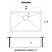 Ruvati 30" Undermount Gunmetal 16 Gauge Stainless Steel Kitchen Sink
