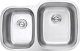 Ruvati 32" Undermount 16 Gauge Double Bowl Stainless Steel Kitchen Sink