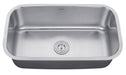 Ruvati 32" Undermount 16 Gauge Stainless Steel Single Bowl Kitchen Sink