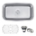 Ruvati 32" Undermount 16 Gauge Stainless Steel Single Bowl Kitchen Sink