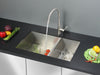 Ruvati 32" Undermount 60/40 Double Bowl Zero Radius 16 Gauge Stainless Steel Kitchen Sink