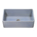 Ruvati 33" Fireclay Distressed Finish Farmhouse Apron-Front Kitchen Sink Reversible - Coastal Blue
