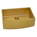 Ruvati 33" Matte Gold Apron Front Stainless Steel Kitchen Sink