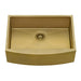 Ruvati 33" Matte Gold Apron Front Stainless Steel Kitchen Sink