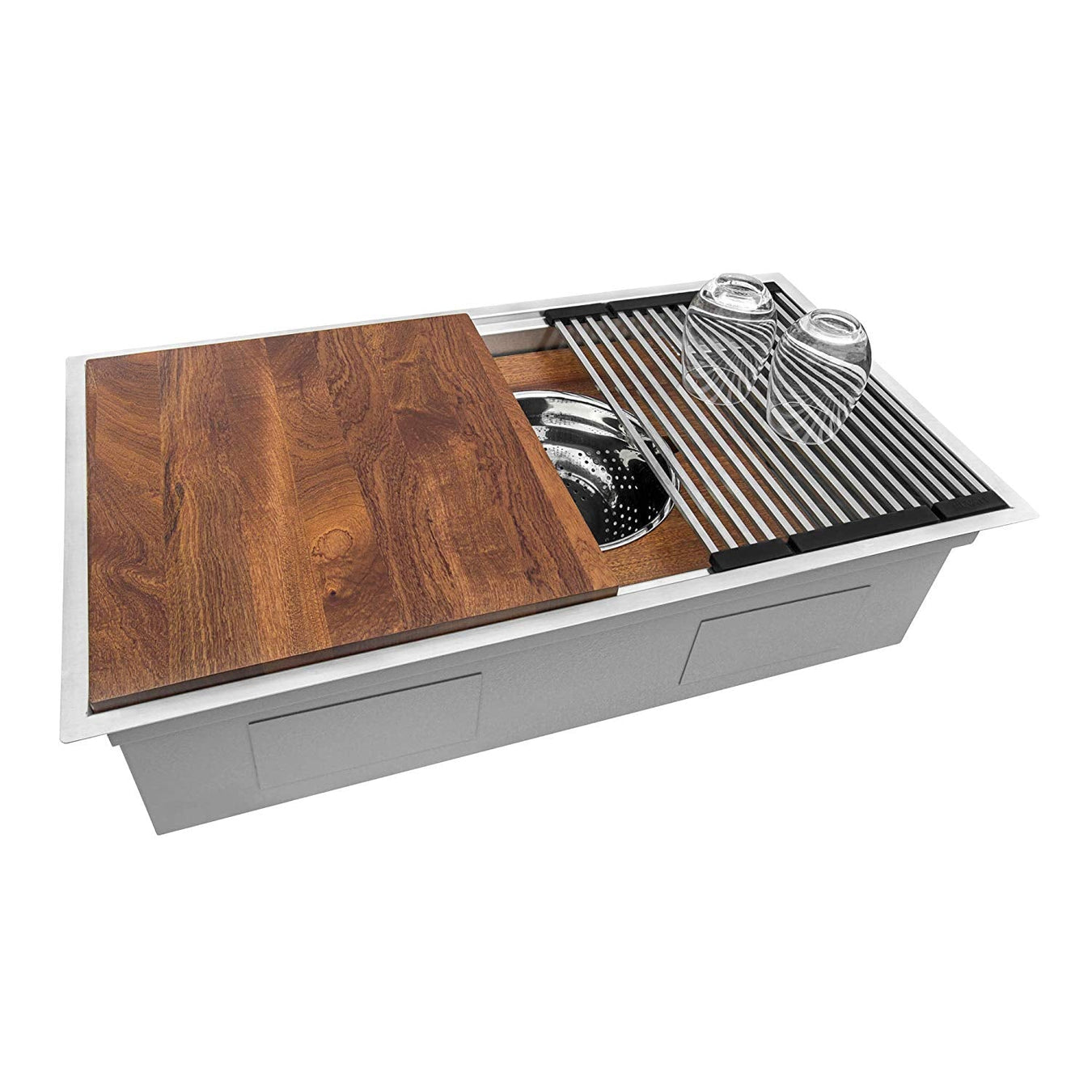 Ruvati Dual Tier Kitchen Sinks