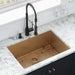 Ruvati 33" Undermount Matte Gold 16 Gauge Stainless Steel Kitchen Sink
