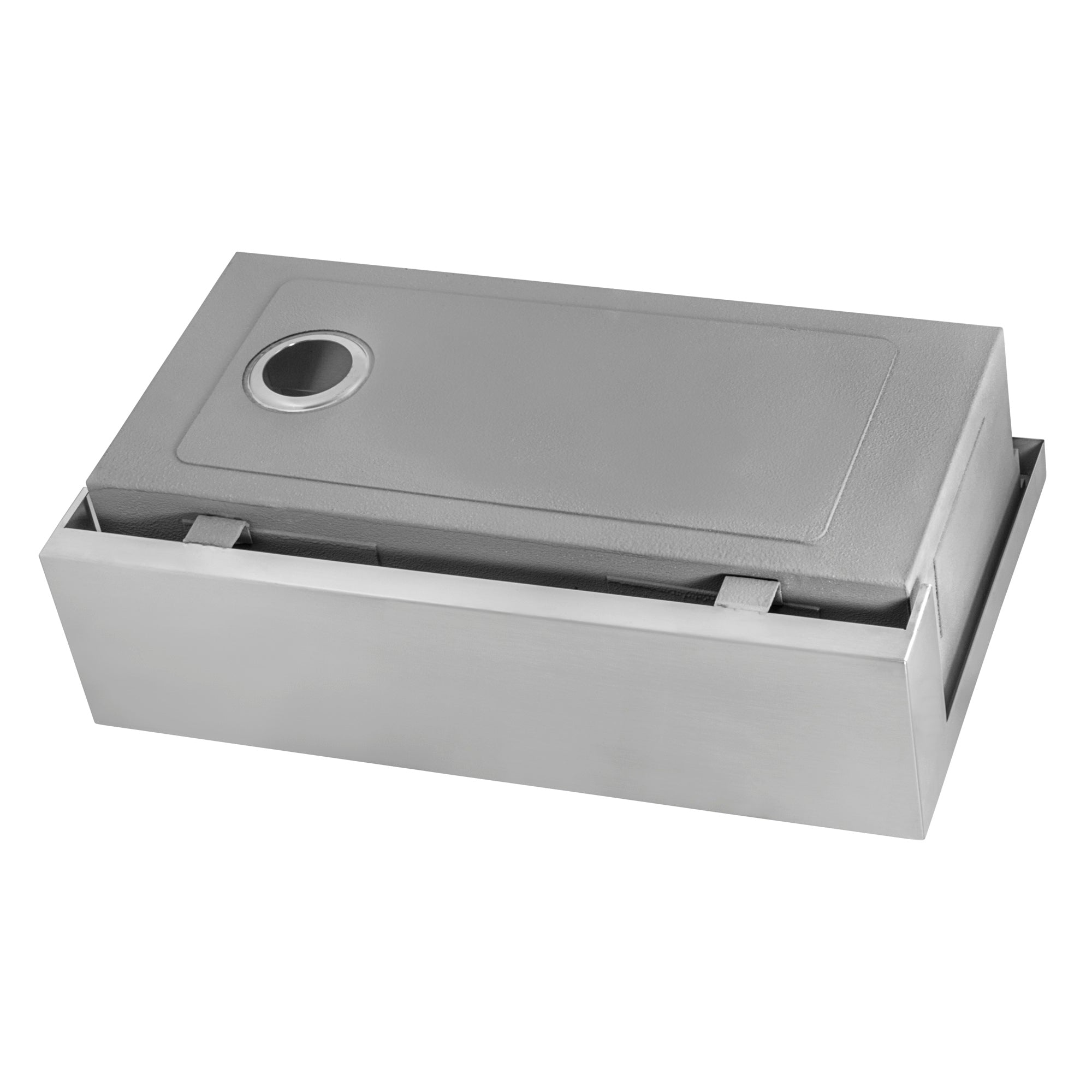 Ruvati 33" Workstation Two Tiered Kitchen Sink Apron Front 16 Gauge Stainless Steel