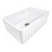 Ruvati 33 x 20" Fireclay Reversible Farmhouse Apron-Front Kitchen Sink Single Bowl