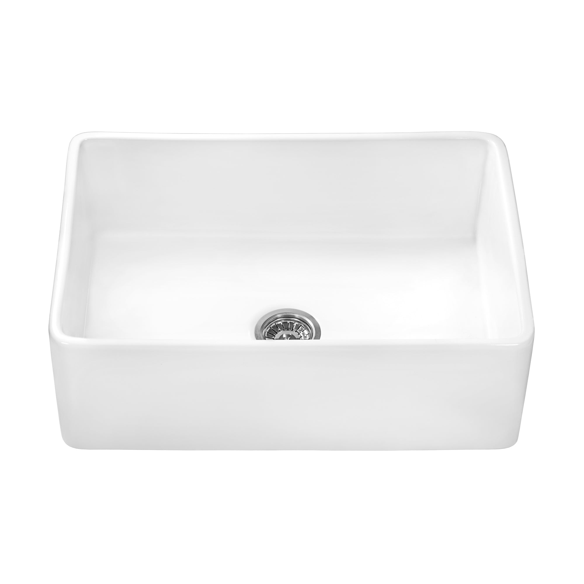 Ruvati 33 x 20" Fireclay Reversible Farmhouse Apron-Front Kitchen Sink Single Bowl
