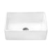 Ruvati 33 x 20" Fireclay Reversible Farmhouse Apron-Front Kitchen Sink Single Bowl