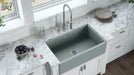 Ruvati 33 x 20" Fireclay Reversible Farmhouse Apron-Front Kitchen Sink Single Bowl