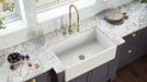 Ruvati 33 x 20" Fireclay Reversible Farmhouse Apron-Front Kitchen Sink Single Bowl