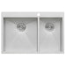Ruvati 33 x 22" Drop-in 60/40 Double Bowl 16 Gauge Zero Radius Topmount Stainless Steel Kitchen Sink