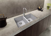 Ruvati 33 x 22" epiGranite Dual-Mount Granite Composite Double Bowl Kitchen Sink