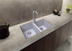 Ruvati 33 x 22" epiGranite Dual-Mount Granite Composite Double Bowl Kitchen Sink