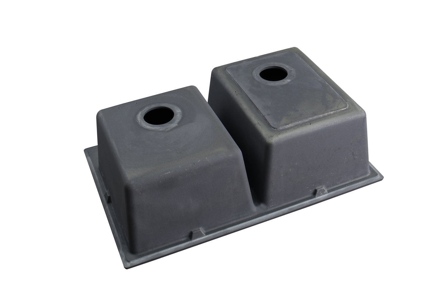 Ruvati 33 x 22" epiGranite Dual-Mount Granite Composite Double Bowl Kitchen Sink