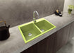 Ruvati 33 x 22" epiGranite Dual-Mount Granite Composite Double Bowl Kitchen Sink