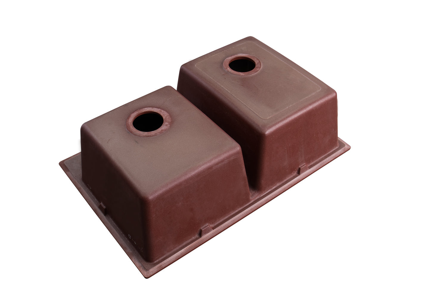 Ruvati 33 x 22" epiGranite Dual-Mount Granite Composite Double Bowl Kitchen Sink