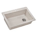 Ruvati 33 x 22" epiGranite Top Mount Granite Composite Single Bowl Kitchen Sink